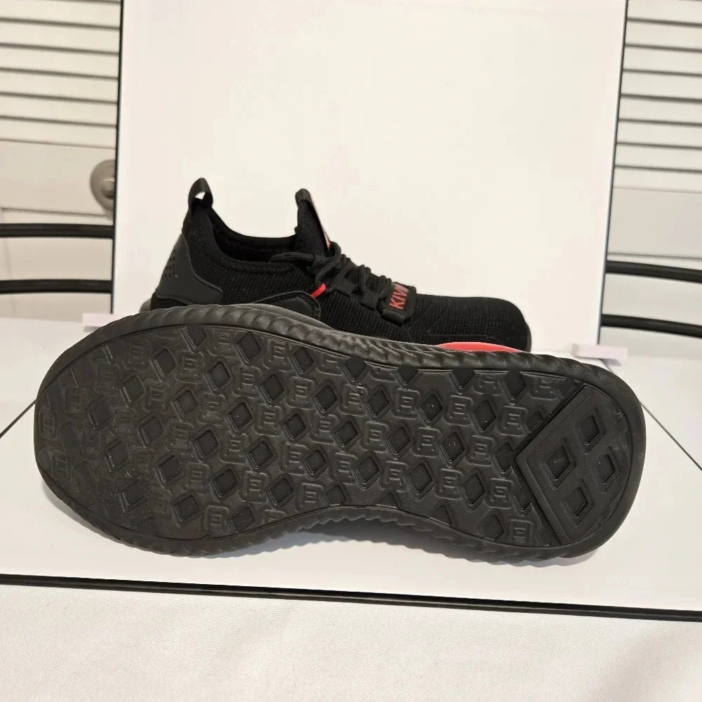Kivini Black Steel Toe Sneakers – Protective and Stylish - Picture 2 of 9